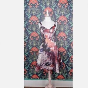 Prabal Gurung Red White Blue Fit & Flare Dress 2